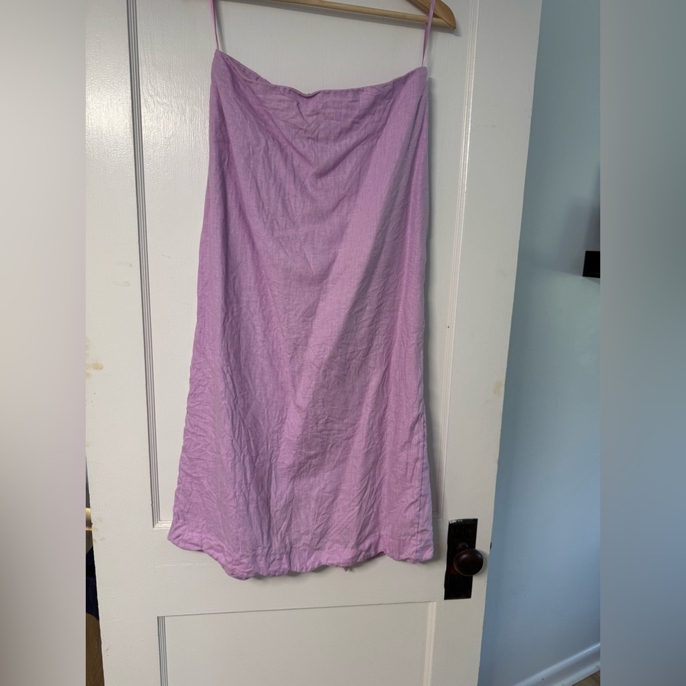 Abercrombie & Fitch Lilac Midi Skirt